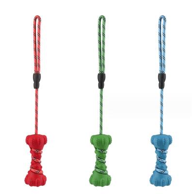 rubber dog chew toys with rope