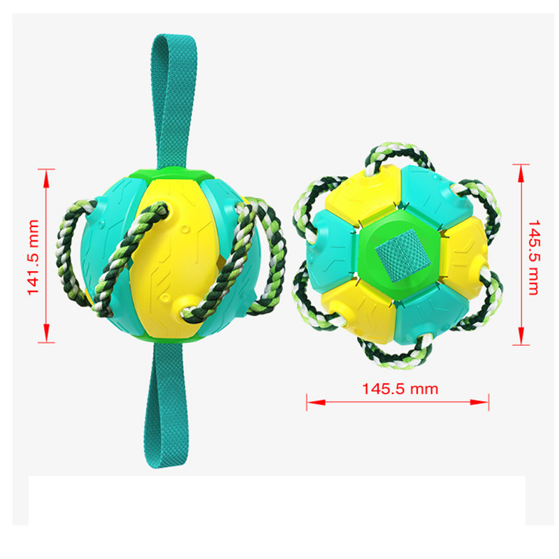 Brinquedo para mastigar bola transformável