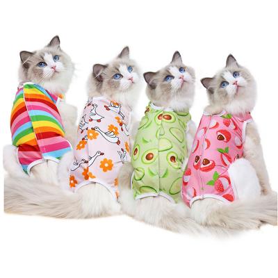 pet cats surgical recovery suit