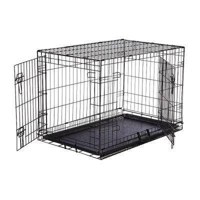 Wire foldable dog crate