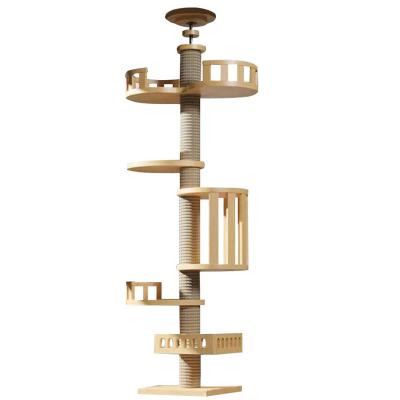 floor to ceiling tall cat tree